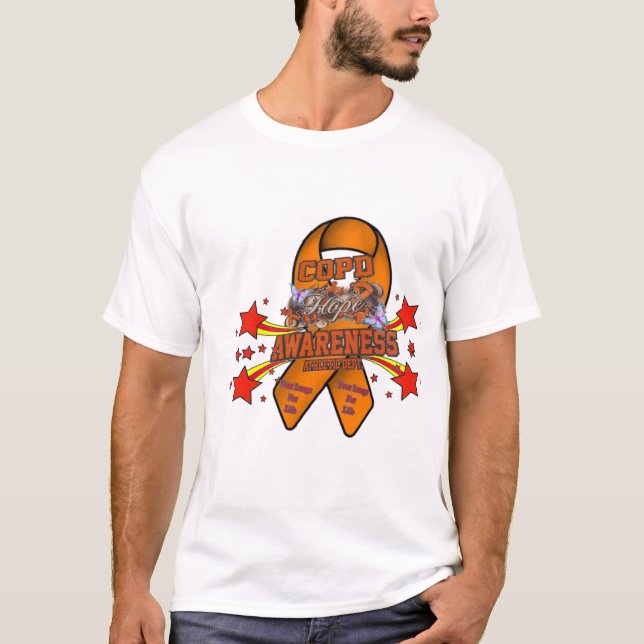 COPD AWARENESS 2023-kombattant T Shirt (Framsida)
