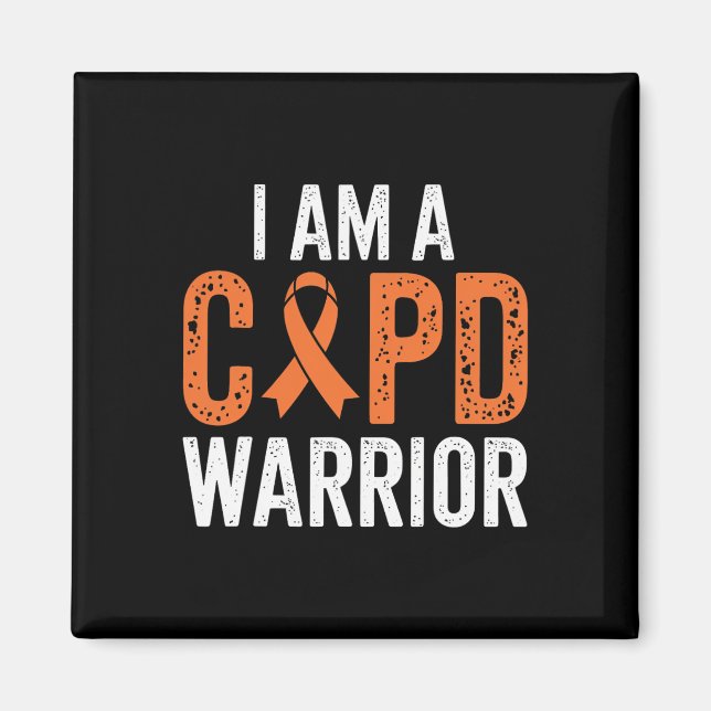 Copd Warrior Pulmonary Lung Disease Emphysema Bron Magnet (Framsidan)