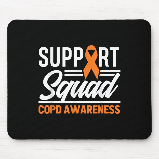 Copd Warrior Support Squad Copd-medvetenhet Musmatta (Framsidan)