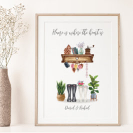 Cope Welly Boots Houseuppvärmning Poster