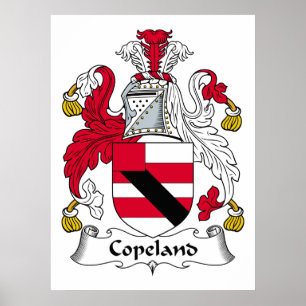 Copeland familjvapensköld poster