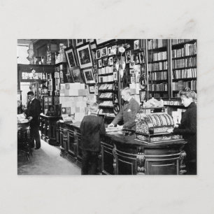 Copenhagen Bookstore, 1899 Vykort