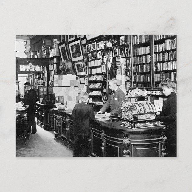 Copenhagen Bookstore, 1899 Vykort (Framsida)