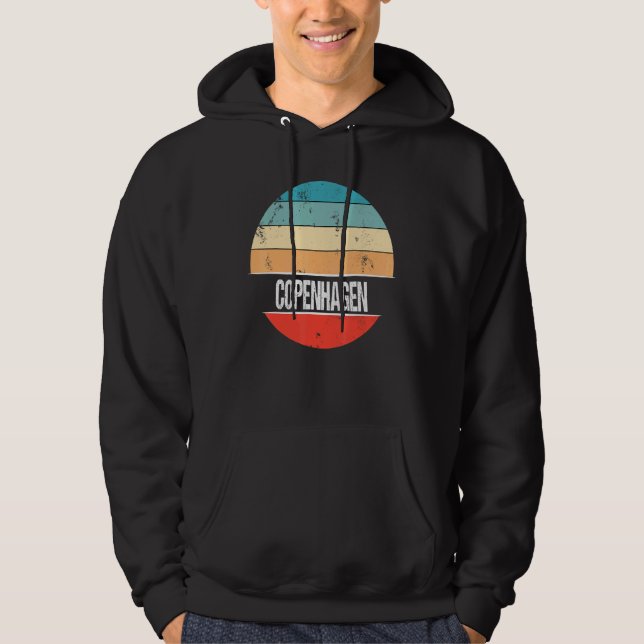 Copenhagen Denmark City Trip Hoodie (Framsida)