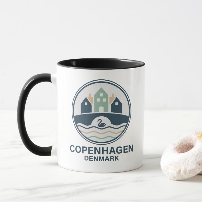 Copenhagen Denmark Europe Mugg (Med munk)