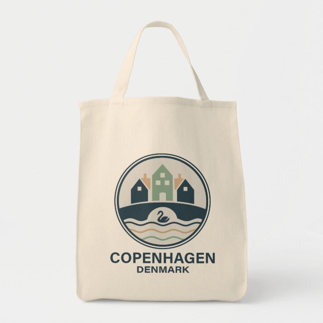 Copenhagen Denmark Europe Tygkasse (Framsidan)
