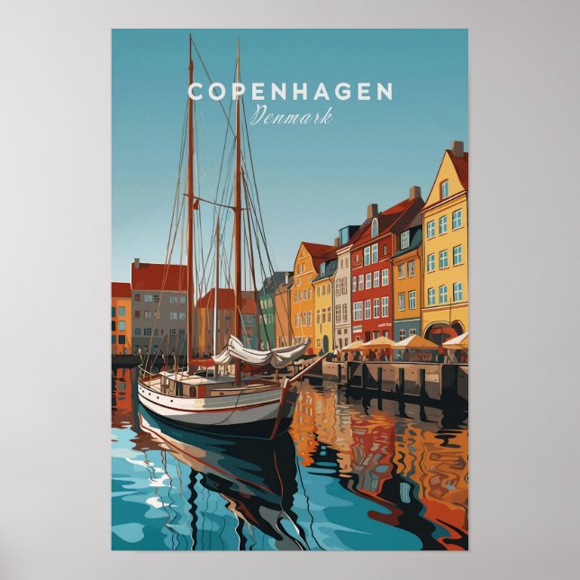 Copenhagen, Denmark Poster (Framsidan)