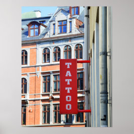 Copenhagen Tatto Shop Poster