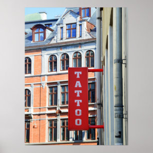Copenhagen Tatto Shop Poster