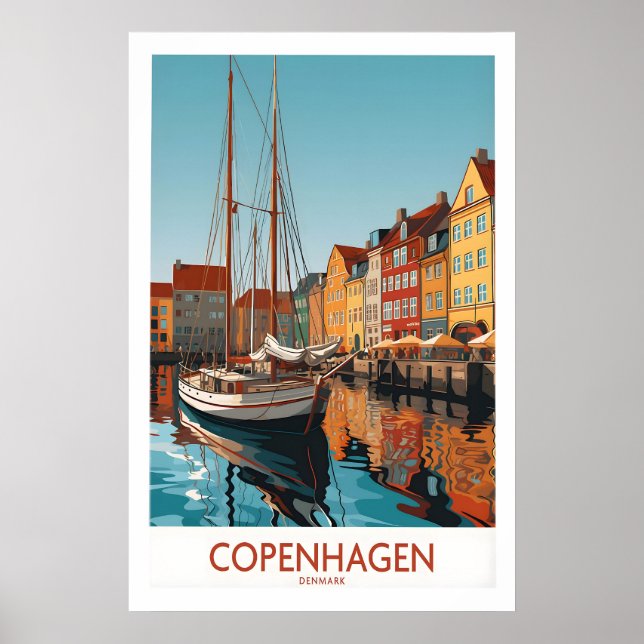 Copenhagen Wall Art 1 Poster (Framsidan)
