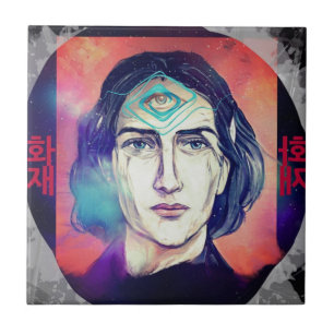 Copernicus a Fire Elf High Weirness Kakelplatta