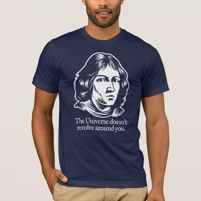 Copernicus Egocentrismskjorta T-shirt (Framsida)