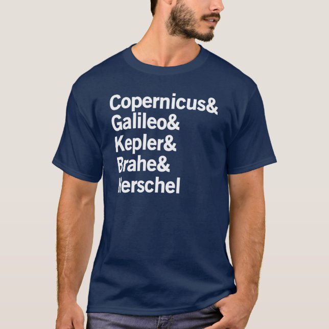 Copernicus & Galileo T-shirt (Framsida)