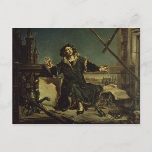 Copernicus i torn vid Frombork Vykort (Framsida)