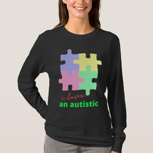 Copia De Copia De Copia De Autism T Shirt (Framsida)