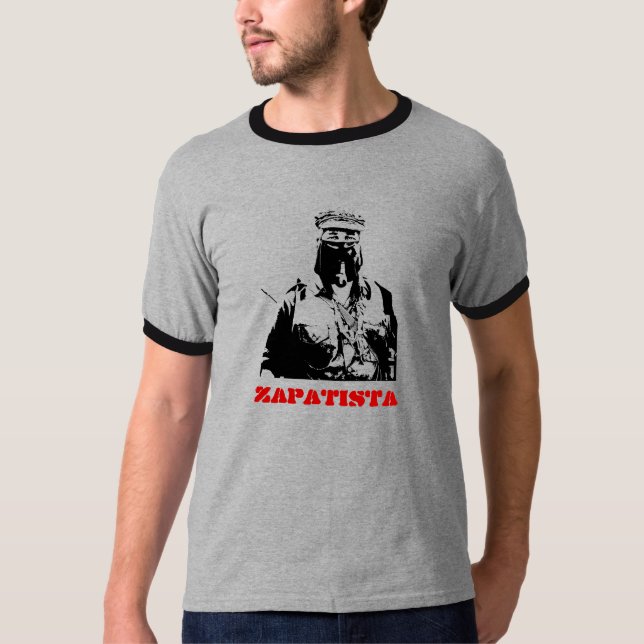 Cópia de Cópia de marcos, ZAPATISTA Tee Shirt (Framsida)