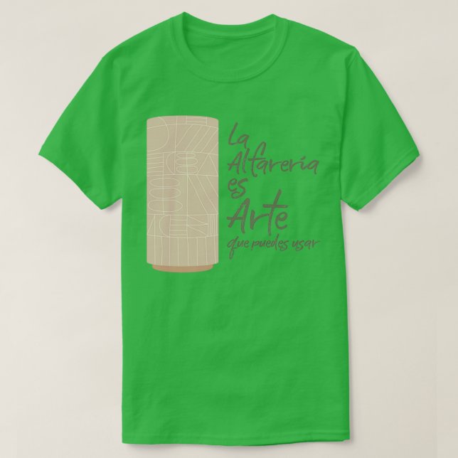 Copia de Pottery är Art T Shirt (Design framsida)