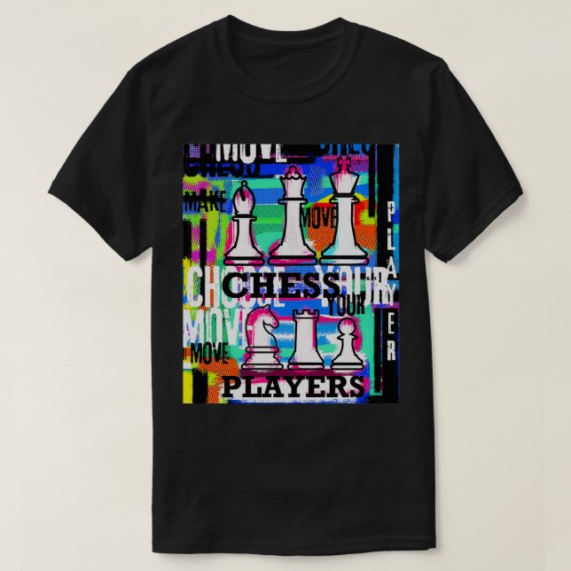 Copie de Chess Player Välj din moderna vapen Ar T Shirt (Design framsida)