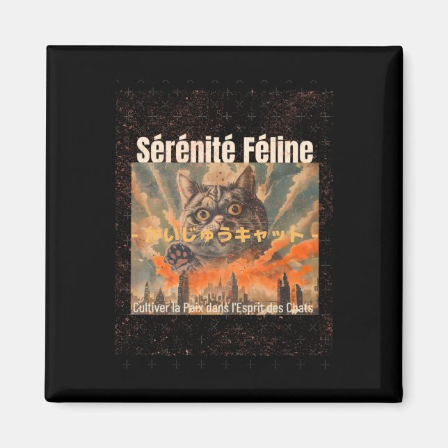 Copie de copie de Meow Hälsa S Sticker Magnet (Framsidan)