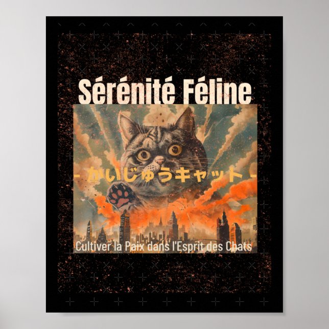 Copie de copie de Meow Hälsa S Sticker Poster (Framsidan)