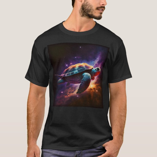Copie De copie De Space Turtle T Shirt (Framsida)