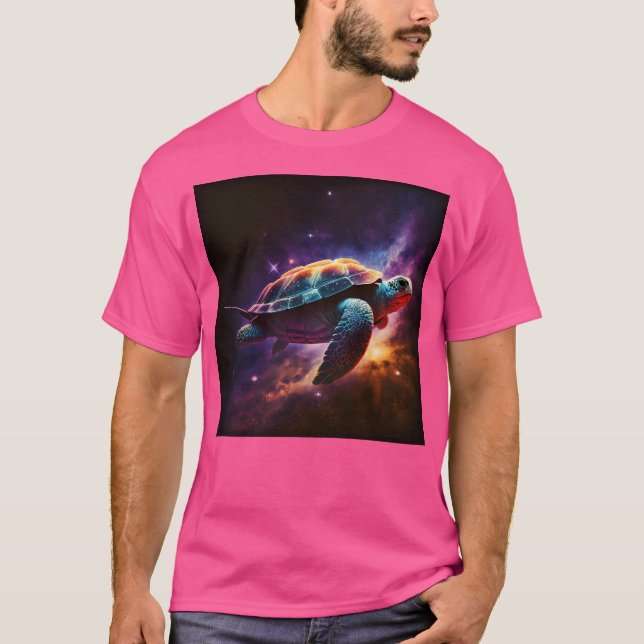 Copie De copie De Space Turtle T Shirt (Framsida)