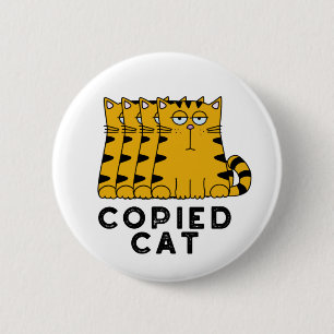 Copied Cat Funny Animal Pun Knapp