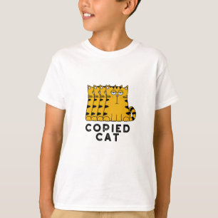 Copied Cat Funny Animal Pun T Shirt