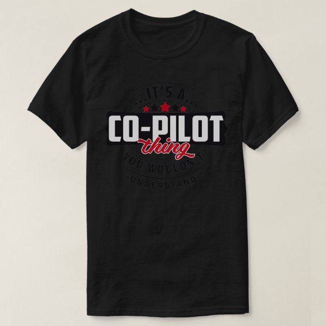 CoPilot-yrken T Shirt (Design framsida)