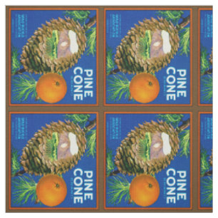 CoPine Cone-Orangar Tyg