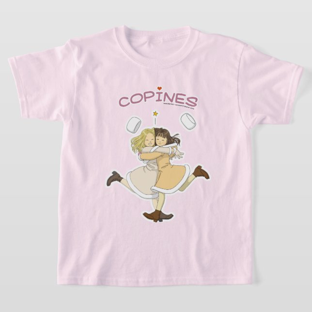 Copines pour la vie t shirt (Laydown)