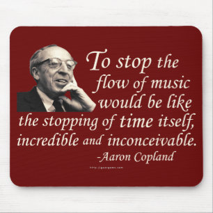 Copland på musik musmatta