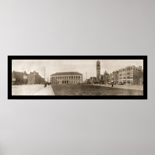 Copley kvadrerar det Boston fotoet 1910 Poster