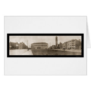 Copley Square Boston Photo 1910 Hälsningskort