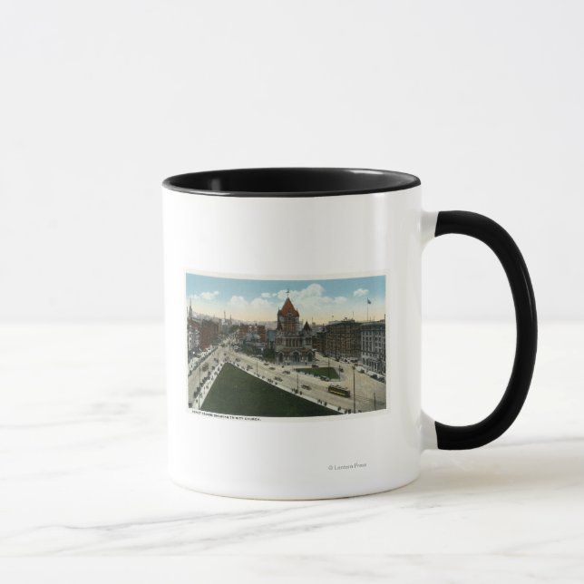 Copley Square View of Trinity Church Mugg (Höger)