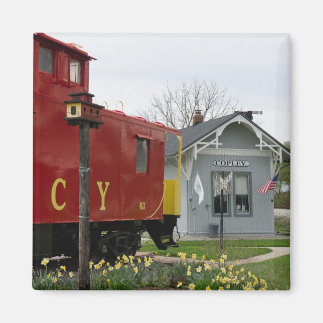 Copley Tåg Station Magnet (Framsidan)