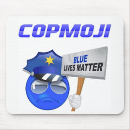 CopMoji - musen för blåttlivmaterien vadderar Musmatta
