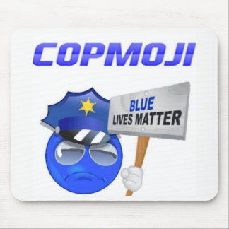 CopMoji - musen för blåttlivmaterien vadderar Musmatta