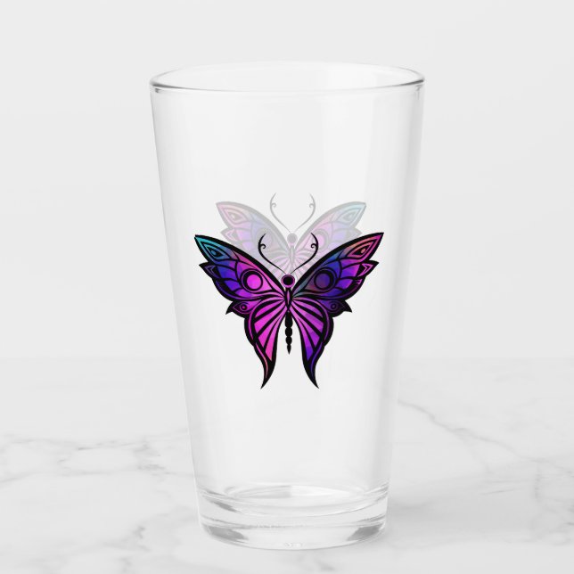 Copo de Vidro (Glass Cup) Borboleta Mística Glaskopp (Framsida)