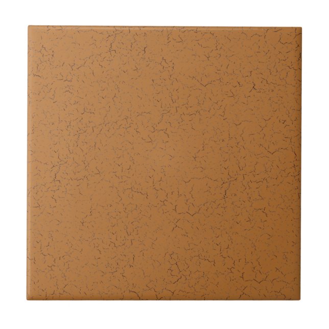 Copper Brown Crackle Glaze Solid Färg Tile Kakelplatta (Framsidan)