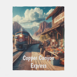 Copper Canyon Express Fleecefilt