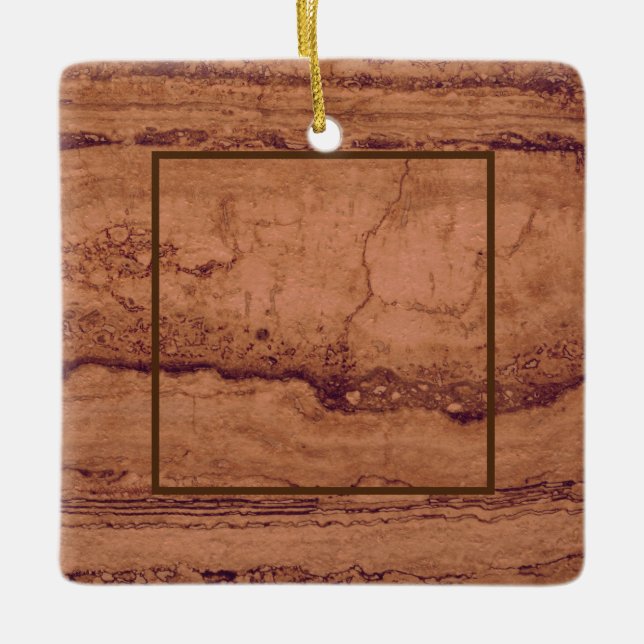 Copper Canyon Granite, bergsberget guld Sedona Julgransprydnad Keramik (Framsida)