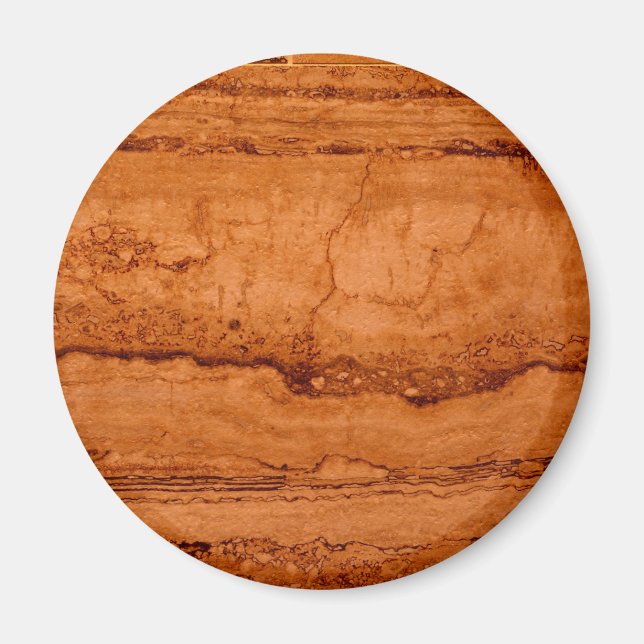 Copper Canyon Granite, bergsberget guld Sedona Magnet (Framsidan)