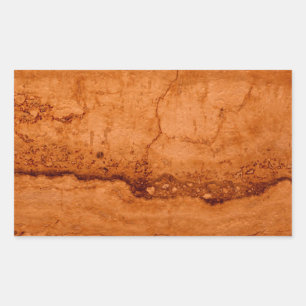 Copper Canyon Granite, bergsberget guld Sedona Rektangulärt Klistermärke
