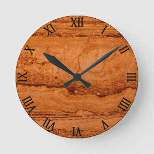 Copper Canyon Granite, bergsberget guld Sedona Rund Klocka