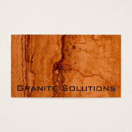 Copper Canyon Granite, bergsberget guld Sedona Visitkort