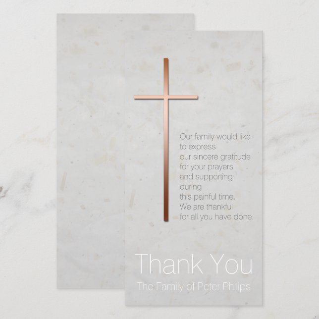 Copper Christian Kor Sympathy Tack (Fram/baksida)