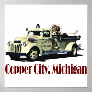 Copper City Firelångtradare Poster