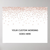 Copper Confetti gör det med ditt eget Personligt b
