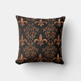 Copper Damask Kudde